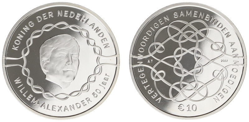 Koninkrijk NL Willem-Alexander (2013- ) - 10 Euro 2017 'Het verjaardagstientje' ...