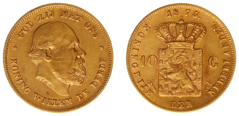 Gold coins - mail bid sale - Netherlands - Gouden Tientjes 1875-1933 - 10 Gulden...