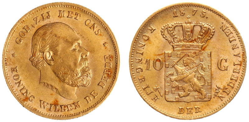 Gold coins - mail bid sale - Netherlands - Gouden Tientjes 1875-1933 - 10 Gulden...