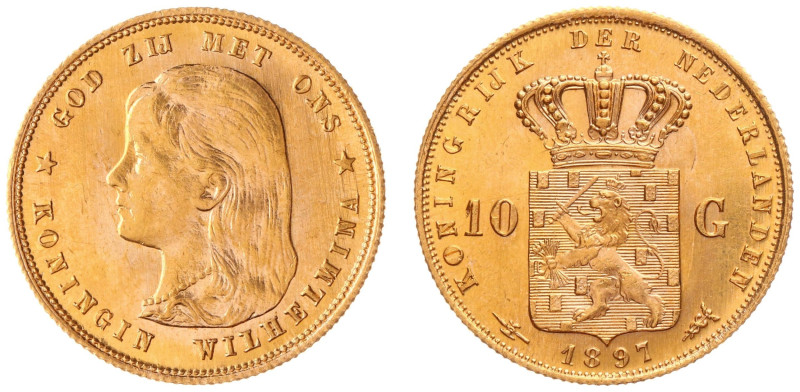 Gold coins - mail bid sale - Netherlands - Gouden Tientjes 1875-1933 - 10 Gulden...