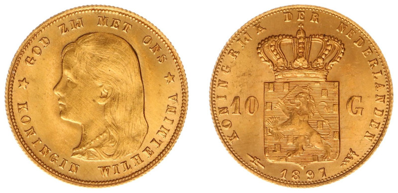 Gold coins - mail bid sale - Netherlands - Gouden Tientjes 1875-1933 - 10 Gulden...