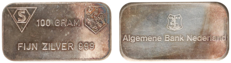 Gold medals - mail bid sale - Miscellaneous - Silver Bar Algemene Bank Nederland...