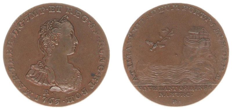 Collectie Penningen en Munten Dhr. H. van Osch - Pax in Nummis - 1763 - Medal 'P...