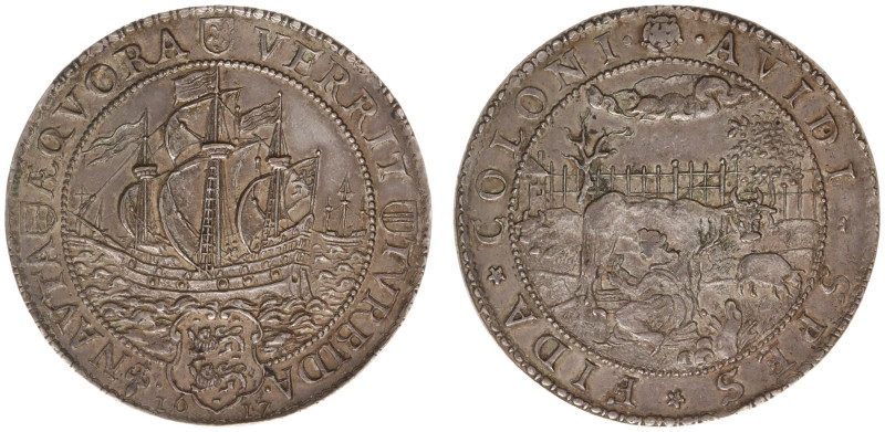 Historiepenningen - 1617 - Medal 'Hoop op welvaart voor het land' by Jacob Uytte...