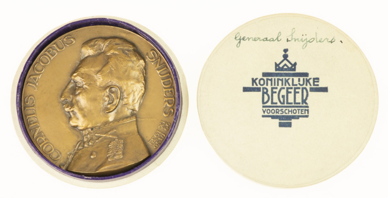 Historiepenningen - 1932 - Medal '80ste verjaardag Generaal C.J. Snijders 1852-1...