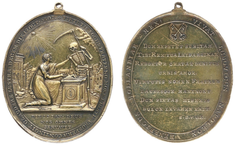 Vrijmetselarij / Maçonnieke penningen - 1807 - Medal '50-jarig bestaan van Loge ...