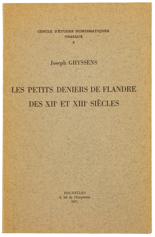 Literature - Netherlands - J. Ghyssens 'Les petits deniers de Flandre des XIIe e...