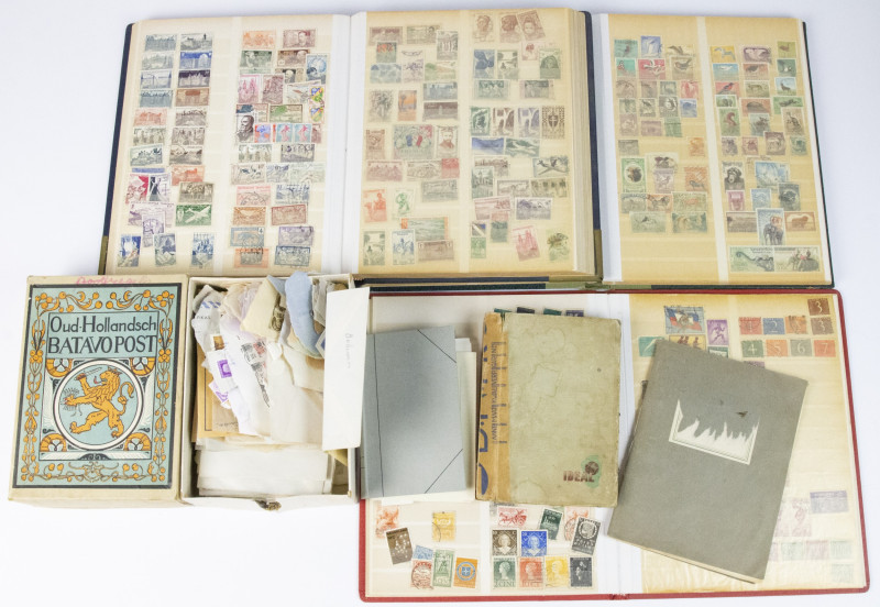 Stamps - Box various countries with Netherlands, Middle East and world. Also som...