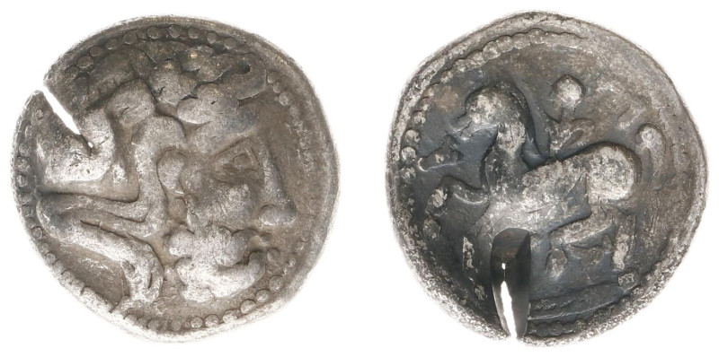 Celts - Eastern - Eastern regions - AR Tetradrachm (13.53g) - Imitating the type...