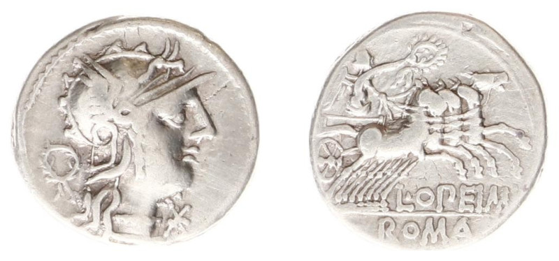 Later-Denarius Coinage (ca. 154-41 BC) - L. Opimius – AR Denarius (Rome 131 BC, ...