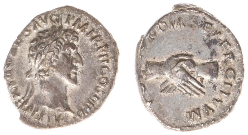 Roman Imperial Coinage - Nerva (96-98) - AR Denarius (Rome AD 97, 2.72g) - IMP N...