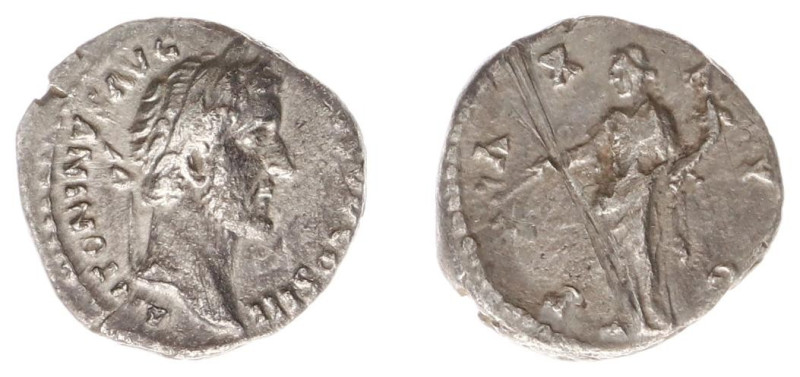 Roman Imperial Coinage - Antoninus Pius (138-161) - AR Denarius (Rome AD 144, 2....