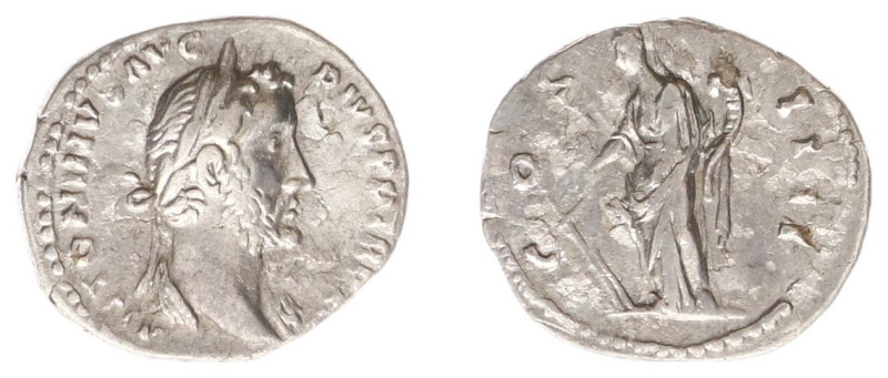 Roman Imperial Coinage - Antoninus Pius (138-161) - AR Denarius (Rome AD 149-50,...