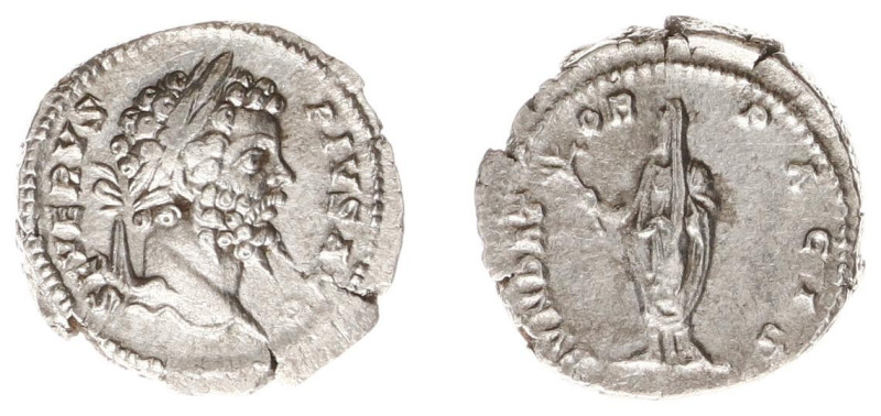 Roman Imperial Coinage - Septimius Severus (193-211) - AR Denarius (Rome AD 201,...