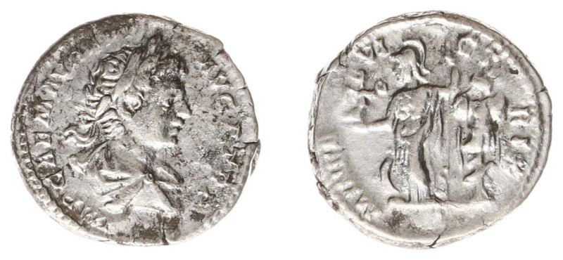 Roman Imperial Coinage - Caracalla (196-217) - AR Denarius (Rome AD 198, 2.89g) ...