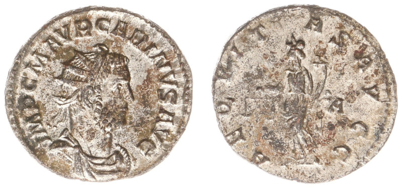 Roman Imperial Coinage - Carinus (283-284) - BI Antoninianus (Lugdunum AD 283-28...