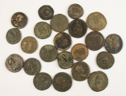 Ancient coins in lots - Roman coinage - A nice collection of Roman Provincial coinage, all bronzes, many Cilicia, of several emperors and mints, some ...