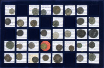 Ancient coins in lots - Roman coinage - A mixed lot Roman coins, mostly Antoniniani but also some others, the end of the 3rd century: Aurelianus (Dena...