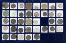 Ancient coins in lots - Roman coinage - A collection of Roman coinage from c. AD 250: Maximus (2), Balbinus (AE36), Gordianus III (7), Tranquillina (2...