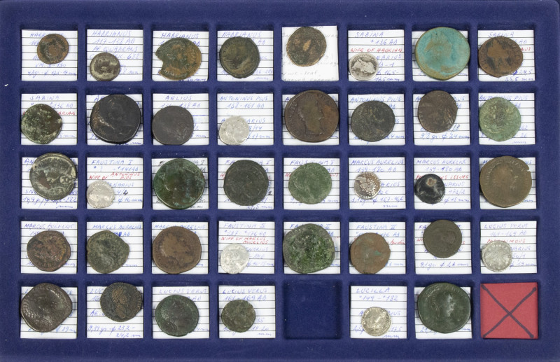 Ancient coins in lots - Roman coinage - A mixed collection of Roman coinage form...