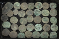 Ancient coins in lots - Roman coinage - A lot Antoniniani (time of Aurelianus and Probus) - in total c. 35 pieces in the usual lower grades (a.VF), wi...