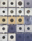 Ancient coins in lots - Roman coinage - An album with Roman coinage: a few Antoniniani like Gallienus, Valerianus, Claudius II, Probus etc. but mainly...