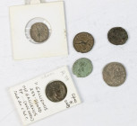 Ancient coins in lots - Roman coinage - A small lot Roman Antoniniani: 2 x Gallienus (ORIENS and MARTI PACIFERO), 2 x Valerianus (ORIENS and FELICITAS...