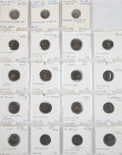 Ancient coins in lots - Roman coinage - Lot with Roman coins: 3 Denarii (time of Ant. Pius) and 16 Antoniniani Gallienus, Postumus, Salonina etc.) - i...