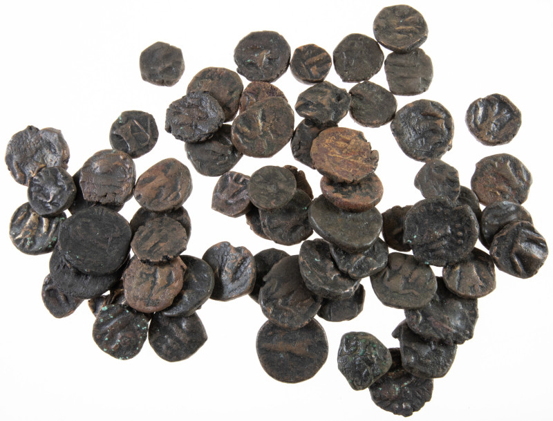 Ancient coins in lots - Miscellaneous coinage - India, Kushans - Mixed lot of la...