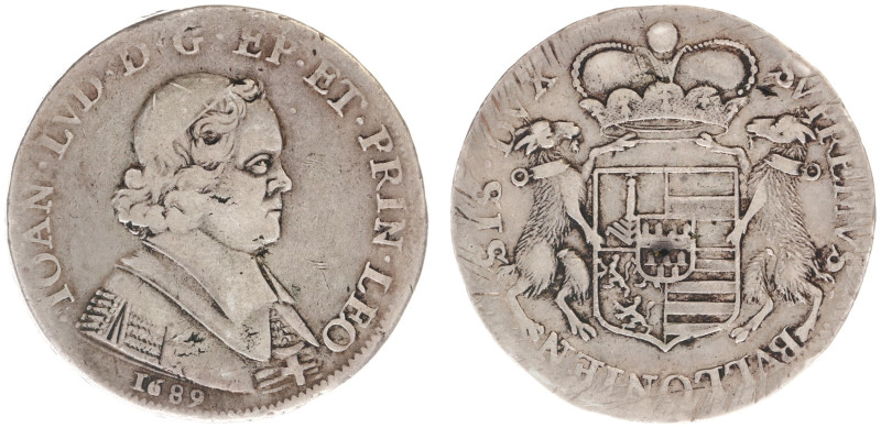 Prinsbisdom Luik - Jean Louis d'Elderen (1688-1694) - Dukaton 1689 (DeCh. 652 / ...