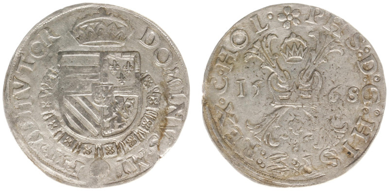 Holland Graafschap (1049-1581) - Philips II (1555-1598) - Bourgondische Kruisrij...