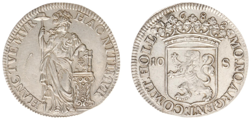 Holland Provincie (1581-1795) - 10 Stuiver 1682 provincial type (Delm. 1196 / CN...