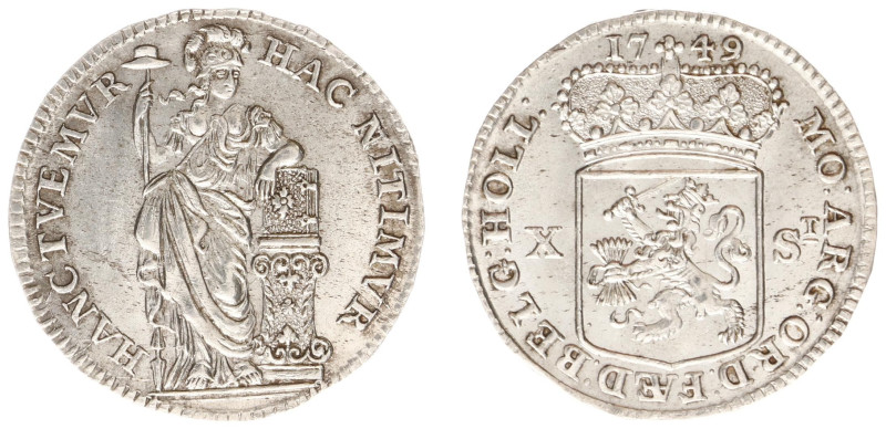 Holland Provincie (1581-1795) - X Stuiver 1749 plain edge (CNM 2.28.107 / Delm. ...