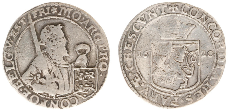 West-Friesland (het Gewest 1581-1795) - 1/2 Rijksdaalder 1620 mm. Rose (CNM 2.46...