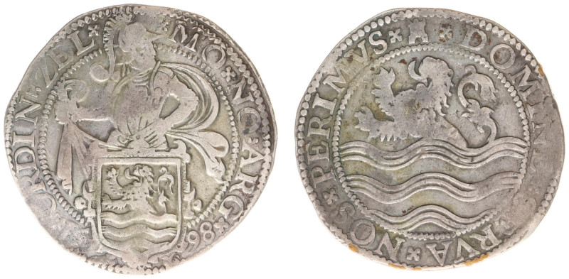 Zeeland Provincie (1580-1795) - Leeuwendaalder 1598 type with big swimming lion ...