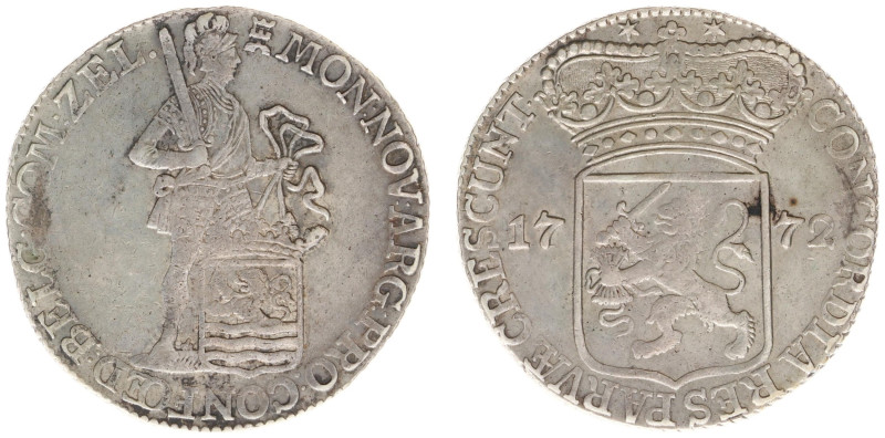 Zeeland Provincie (1580-1795) - Zilveren Dukaat 1772 (CNM 2.49.50 / Delm. 976) -...