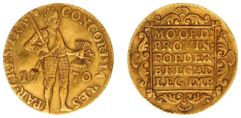 Utrecht Provincie (1581-1795) - Gouden Dukaat 1770 (CNM 2.43.46 / Delm. 965) - 3...