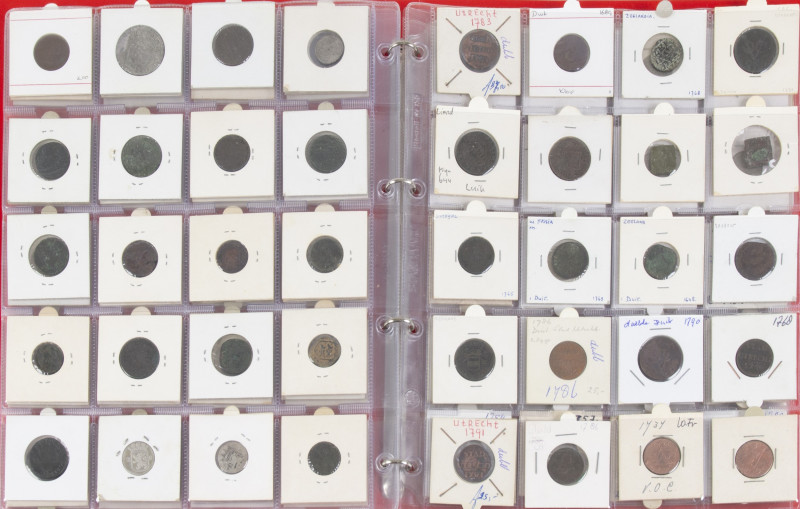 Dutch Provincial in albums - Collection Dutch Provincial copper/silver coinage a...