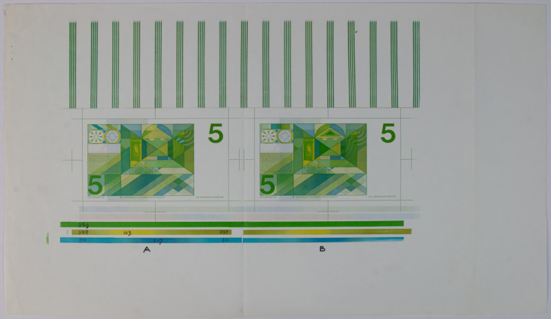 Banknotes Netherlands - The Oxenaar Archives - 5 Gulden 1973 Vondel II - R.D.E. ...