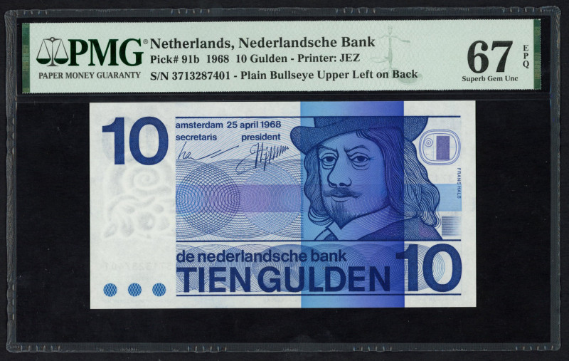 Banknotes Netherlands - The Oxenaar Archives - 10 Gulden 1968 Frans Hals - 10 Gu...