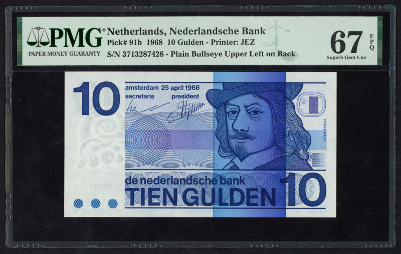 Banknotes Netherlands - The Oxenaar Archives - 10 Gulden 1968 Frans Hals - 10 Gu...