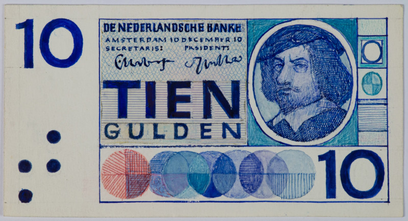 Banknotes Netherlands - The Oxenaar Archives - 10 Gulden 1968 Frans Hals - R.D.E...