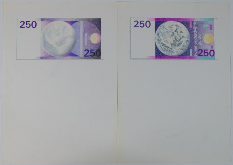 Banknotes Netherlands - The Oxenaar Archives - 250 Gulden 1985 Vuurtoren / Light...