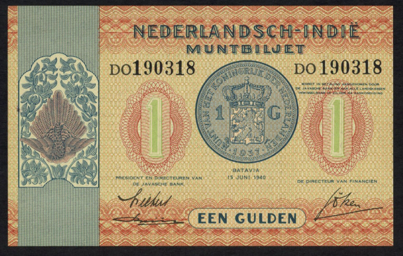 Banknotes Netherlands Oversea - Nederlands-Indië - 1 Gulden 1940 (P. 108 / PLNI2...