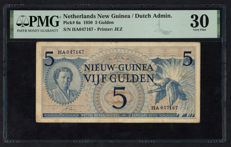 Banknotes Netherlands Oversea - Nederlands Nieuw Guinea - 5 Gulden 2.1.1950 Juli...