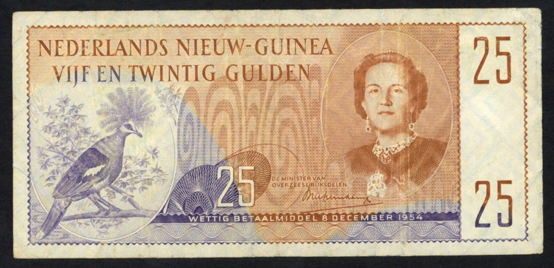 Banknotes Netherlands Oversea - Nederlands Nieuw Guinea - 25 Gulden 8 december 1...