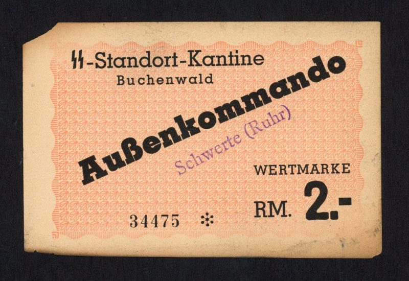 World Banknotes - Deutschland - Konzentrationslagergeld II. Weltkrieg - Buchenwa...