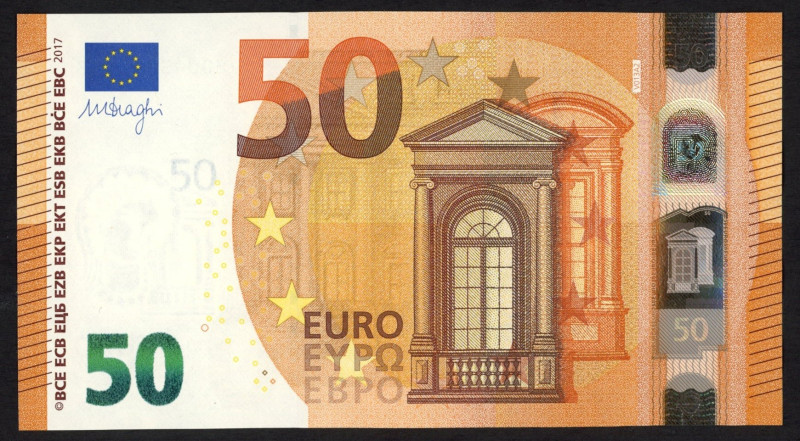 World Banknotes - Spain - European Union / Spain - 50 Euro 2017 (P. 23v) - serie...