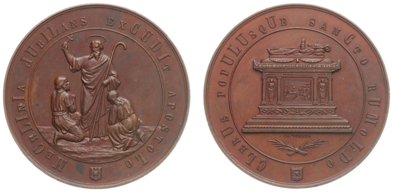 Belgium - Medals & Tokens - 1875 - Medal 'Derde St. Romboutsjublileum te Mechele...