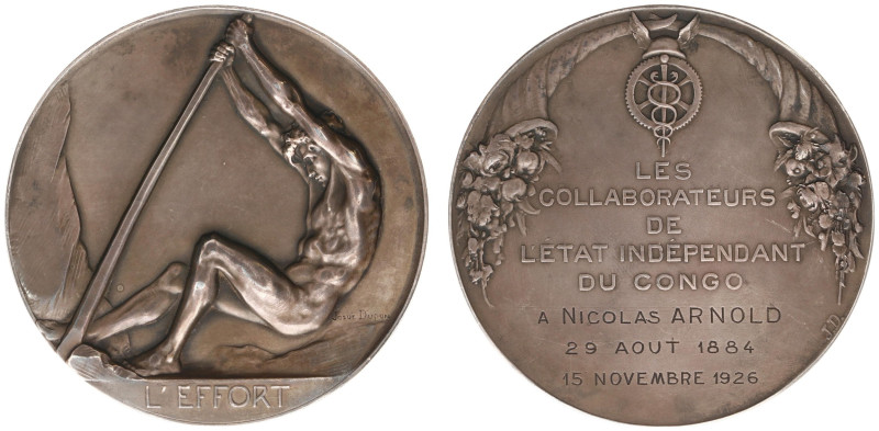 Belgian Congo - Medals & Tokens - (nd.) - Medal 'Les Collaborateurs de l'État In...